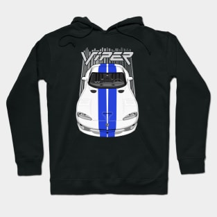 Viper SR II-1996-2002-white and blue Hoodie